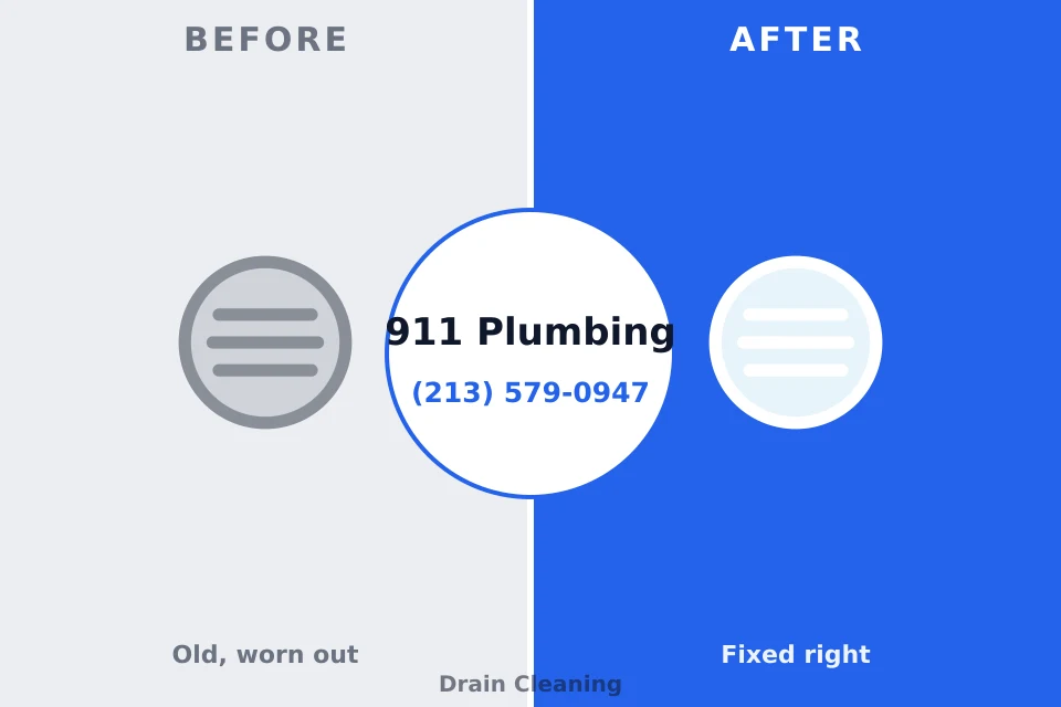 Before and after: plumbing company Alamo, TN